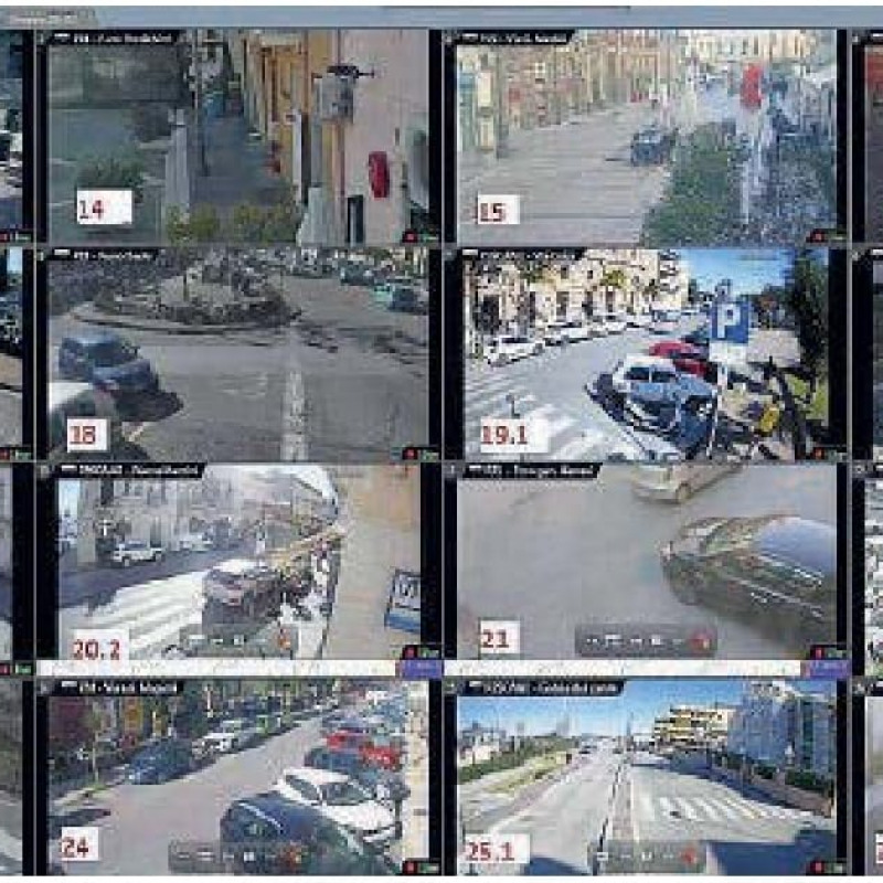 "Grande Fratello" sulla città Il monitor che immortala tutte le zone videosorvegliate