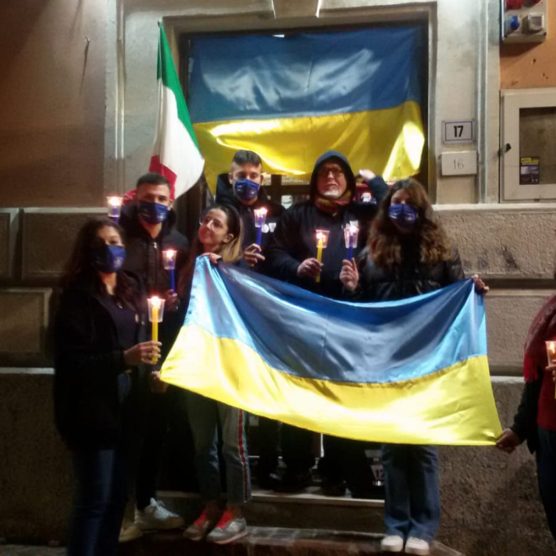 La manifesta pro Ucraina a Cirò