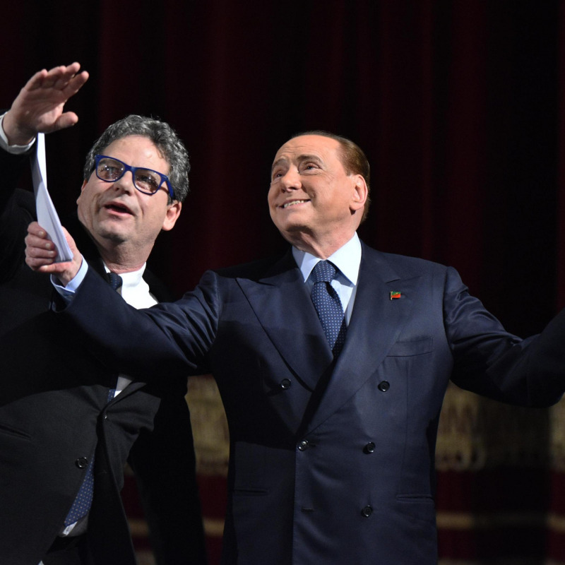 Gianfranco Miccichè con Silvio Berlusconi