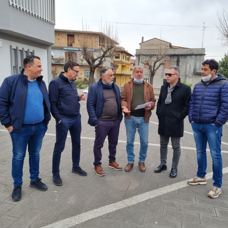 Da destra Domenico Zinnà, Vincenzo Zinnà, Alessandro Lacquaniti, Giuseppe Maruca, Salvatore Solano e Alessandro Lacquaniti