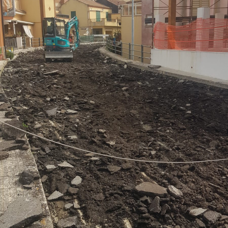 Condrò, lavori nel centro storico. Catanese: "Sarà più bello e accogliente"