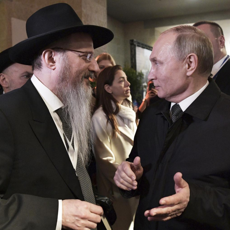 Berel Lazar con Vladimir Putin