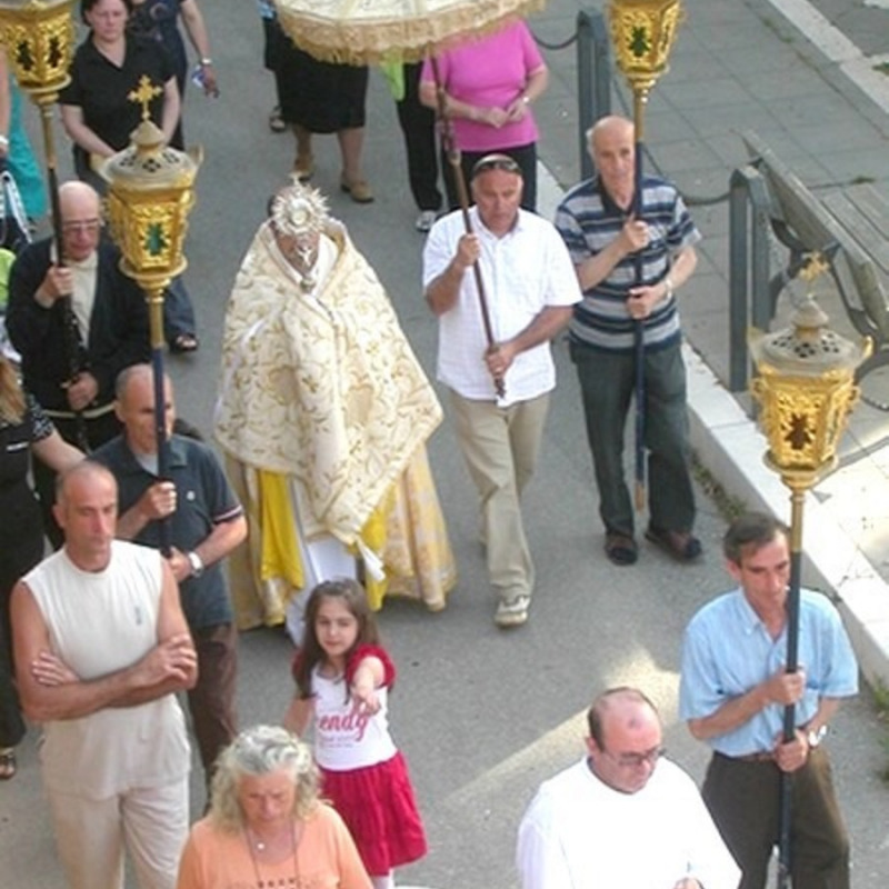 La festa del Corpus Domini a Drapia