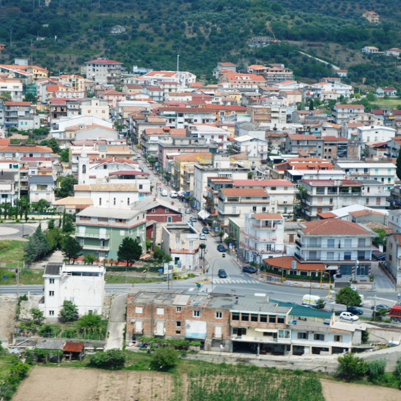 Un panorama di Campora San Giovanni