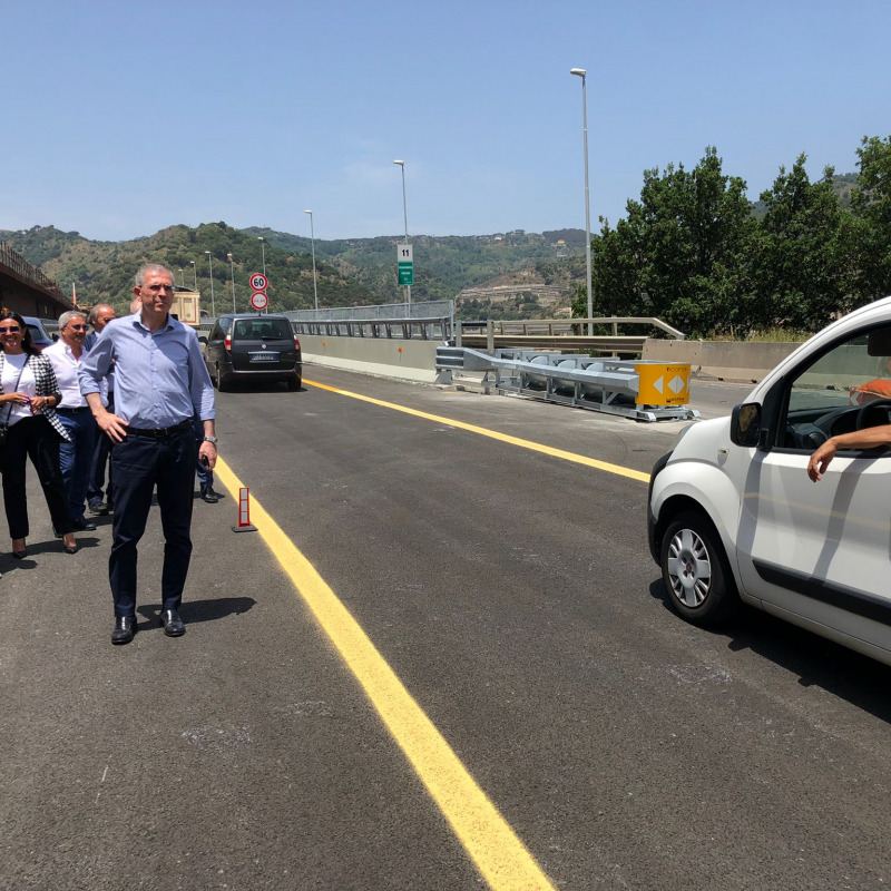Messina, viadotto Ritiro: riaperta la corsia lato valle. Il prossimo step a settembre