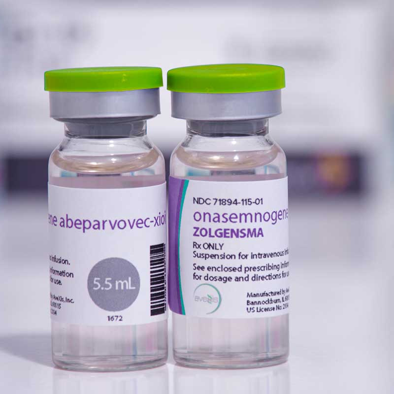 Calgary, Alberta. Canada. Jan 27, 2021. The most expensive medication in the world. Onasemnogene Abeparvovec-Xioi Zolgensma, sold under the brand name Zolgensma, is a gene therapy medication used to treat spinal muscular atrophy.