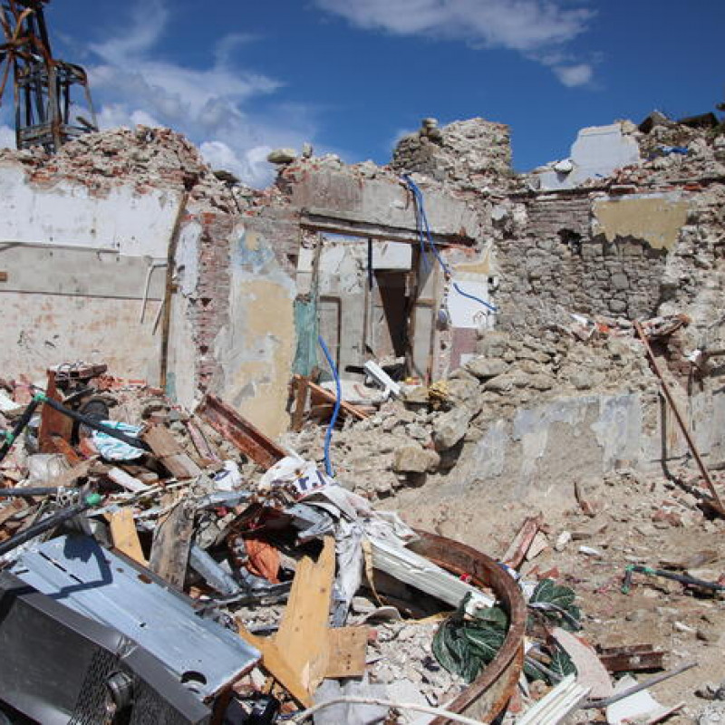 I danni causati dal terremoto che il 24 Agosto del 2016 colpì Amatrice (Rieti)