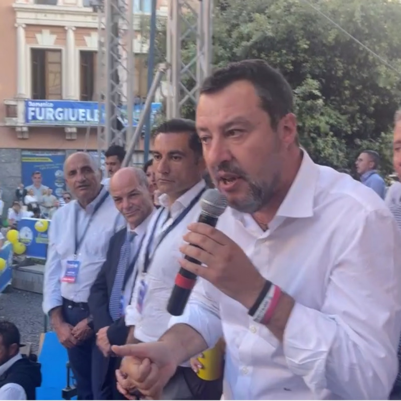 Matteo Salvini a Crotone