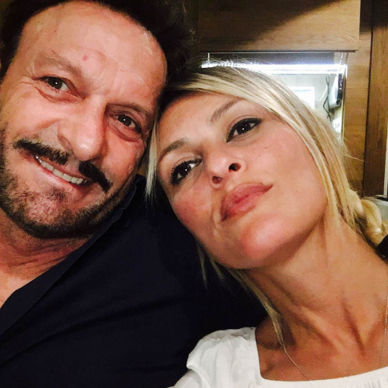 Totò Schillaci con la moglie Barbara Lombardo