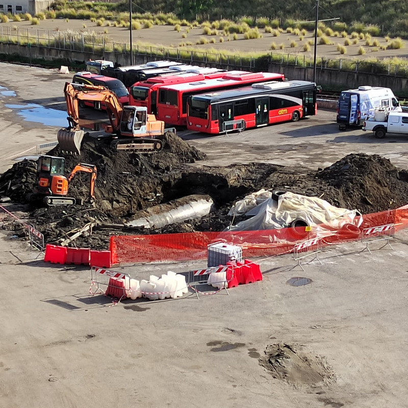 Messina, scoperta una "bomba ecologica" all'interno della sede dell'ATM. Interrati vecchi serbatoi