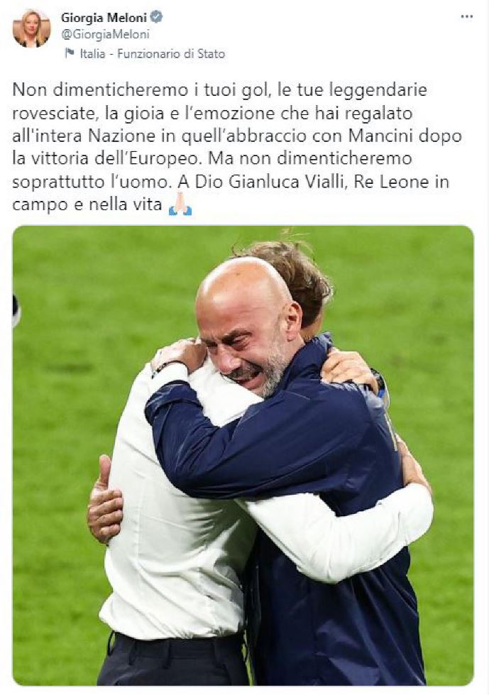 Gianluca Vialli: Caro Mancio, amico per sempre