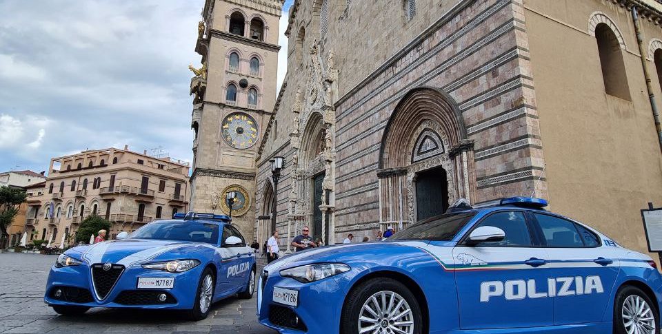 Messina, controlli polizia 4 arresti, 1 kg di droga sequestrata, 26