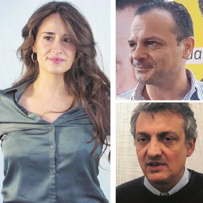 Martina Ardizzone, Cateno De Luca e Nicola D’Agostino