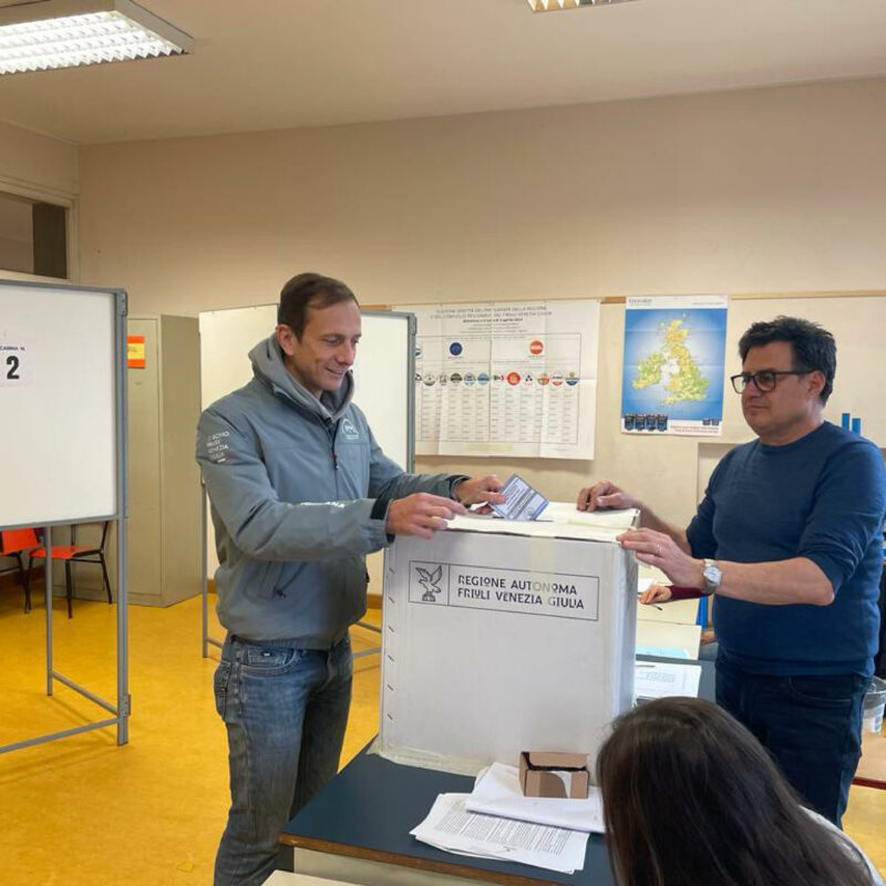 Fedriga al voto