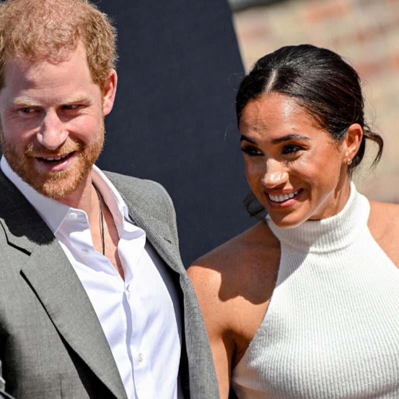 Il principe Harry con la moglie Meghan