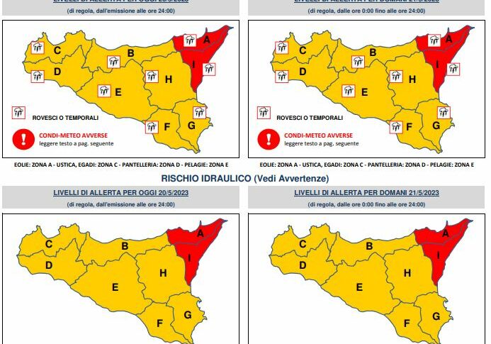 Maltempo A Messina Allerta Rossa Fino A Stasera Chiusi Parchi