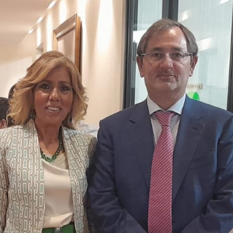 Bruna Siviglia, presidente di Biesse, e il giudice Roberto Di Bella