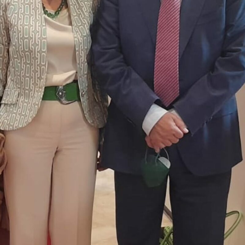 Bruna Siviglia, presidente di Biesse, e il giudice Roberto Di Bella