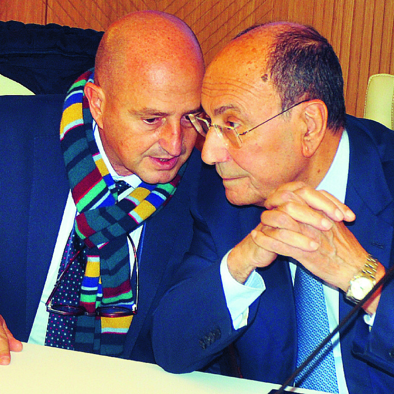 L'assessore Mimmo Turano e il presidente Renato Schifani