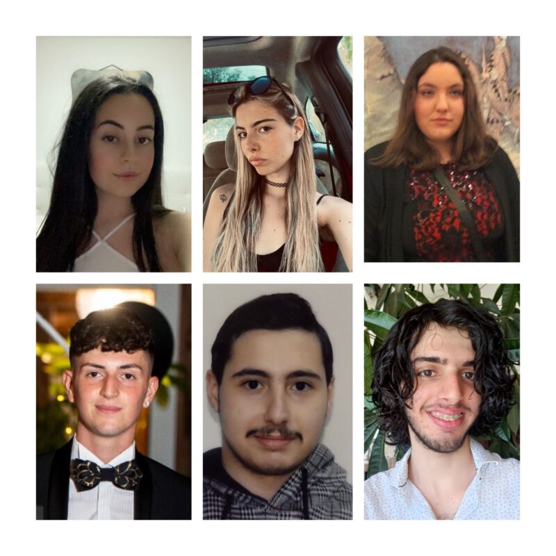 Stefania Rexha, Silvia Cagliostro, Caterina Zolea, Andrea Polimeni, Francesco Praticò e Carmelo Falduto