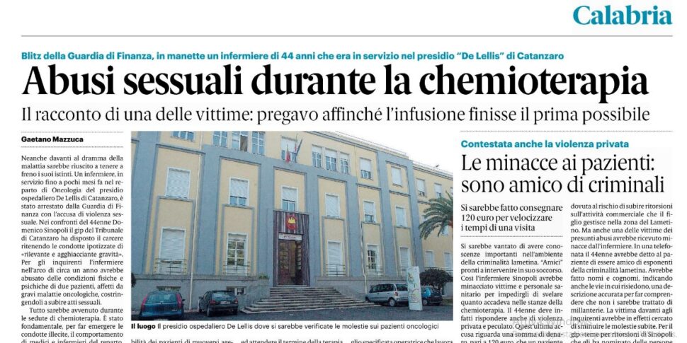 Rassegna Stampa 28 09 2023 Edizioni Calabria Gazzetta Del Sud