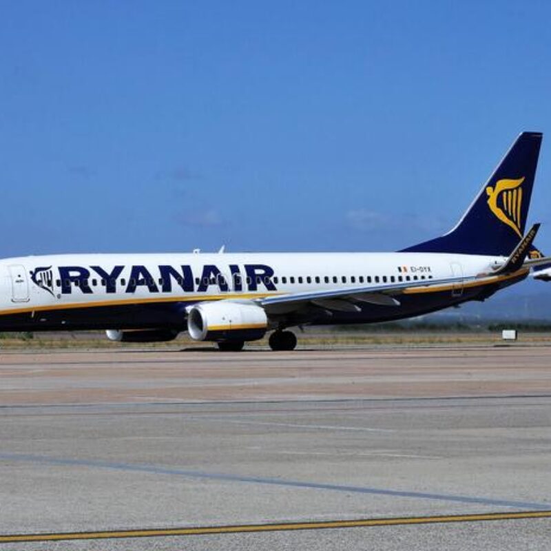 Ryanair, aereo in pista