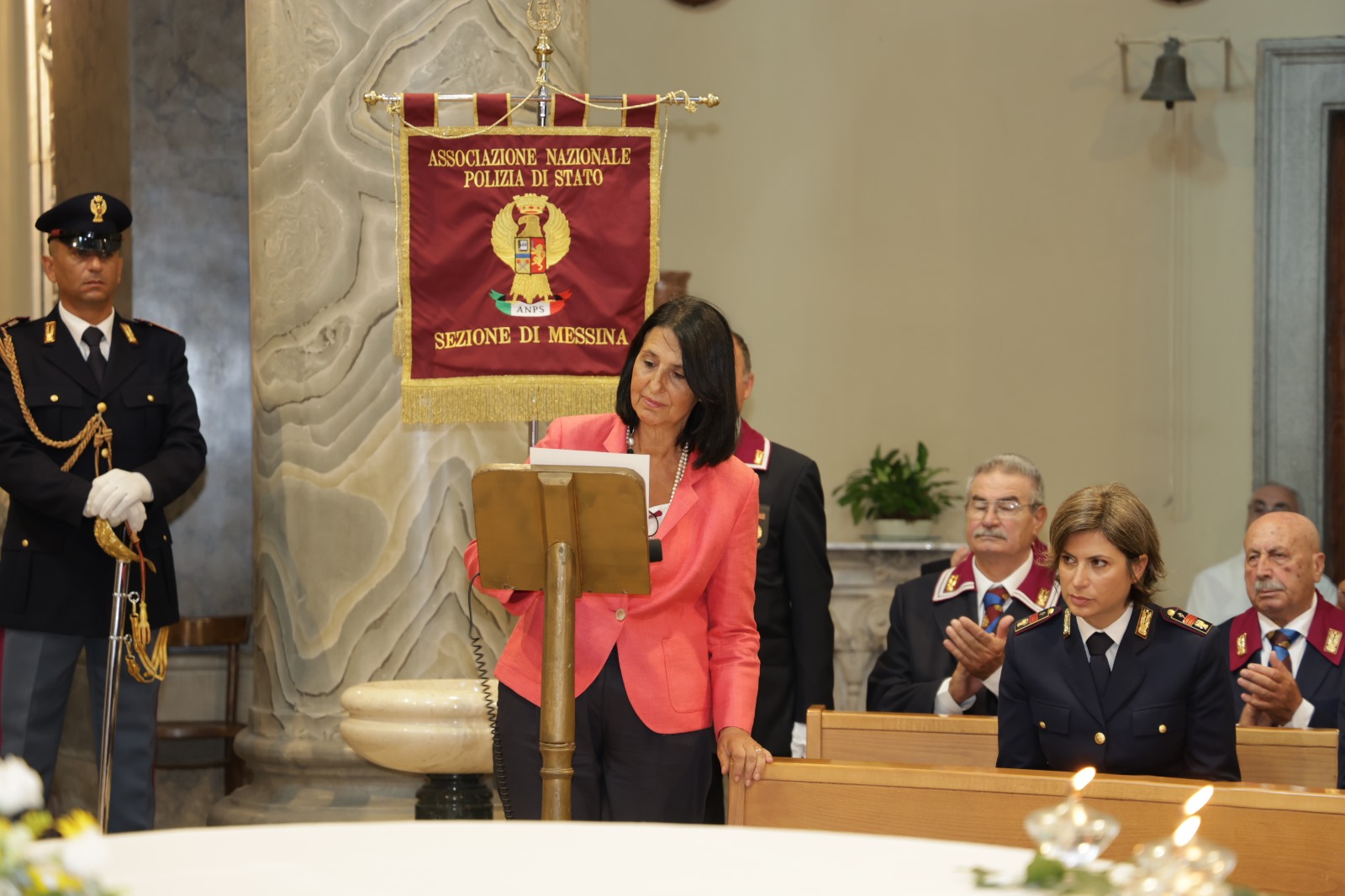 Messina, celebrato San Michele Arcangelo: patrono della polizia di Stato.  Messa solenne nella chiesa di S. Antonio Abate - Gazzetta del Sud