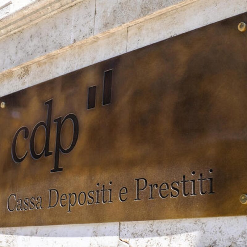 La sede di Cassa Depositi e Prestiti ( CDP ) in via Goito, Roma, 23 giugno 2020