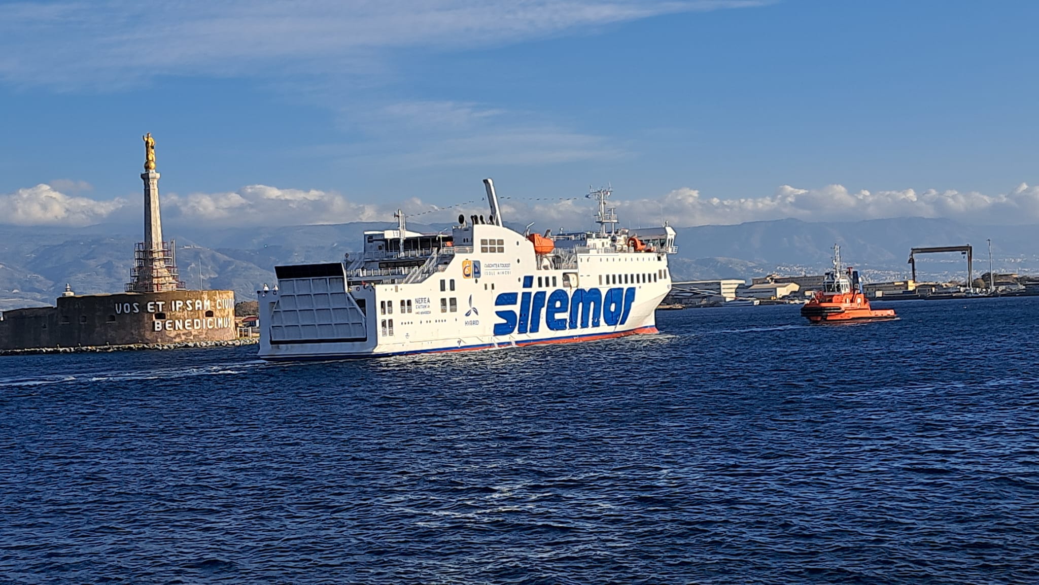  Nerea In Transito Da Messina Il Nuovo Traghetto Green Della Flotta 