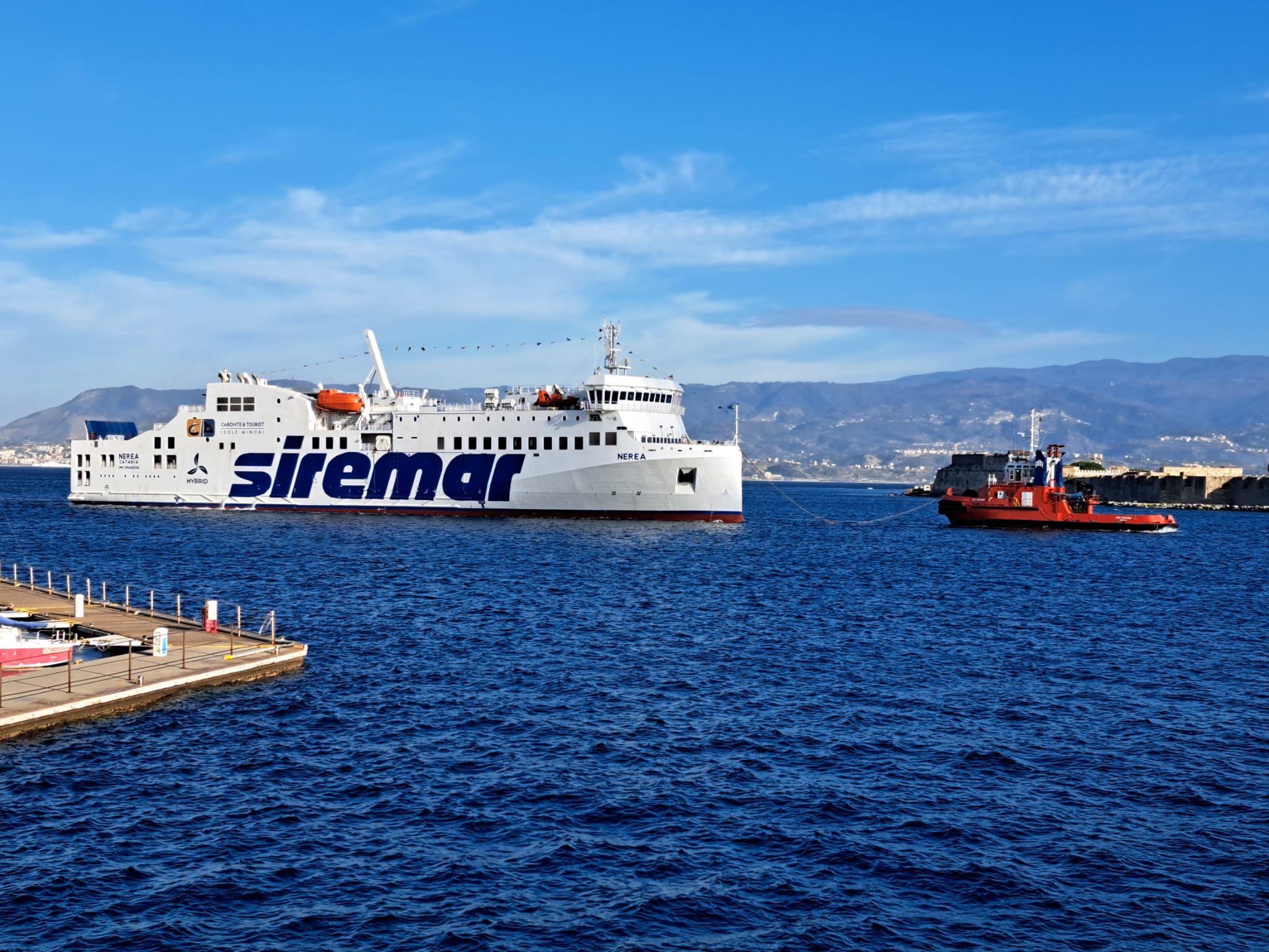  Nerea In Transito Da Messina Il Nuovo Traghetto Green Della Flotta 
