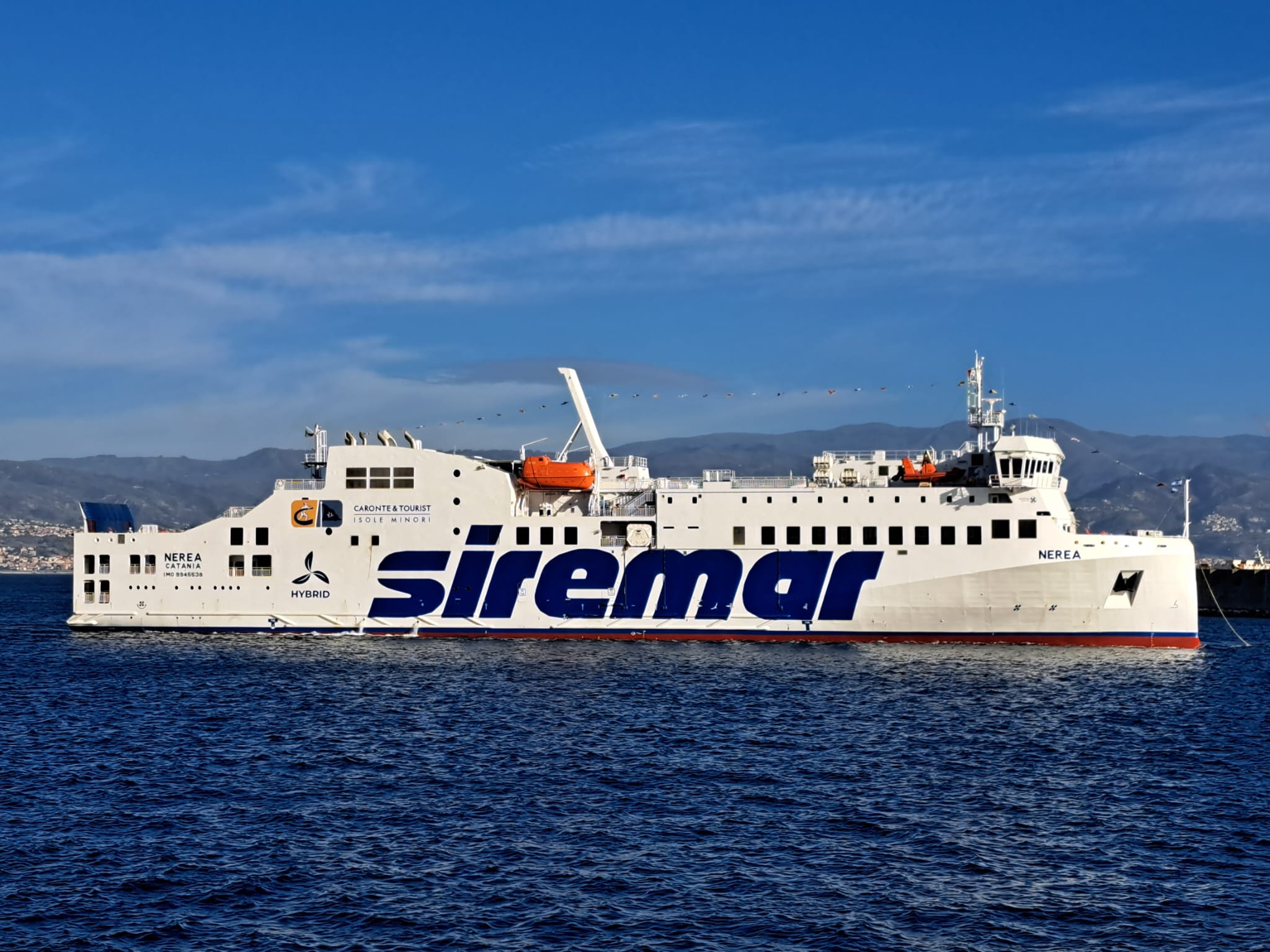  Nerea In Transito Da Messina Il Nuovo Traghetto Green Della Flotta 