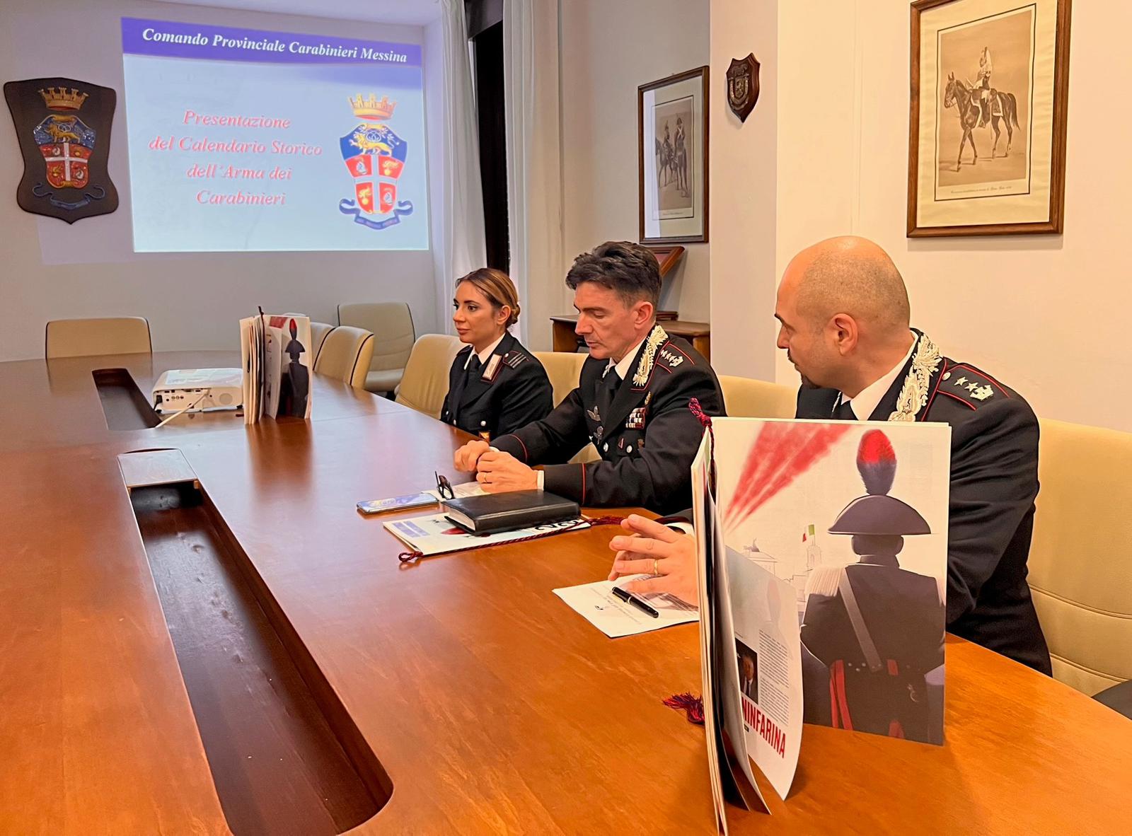 Presentato anche a Messina il calendario storico dell'Arma dei Carabinieri  - Gazzetta del Sud