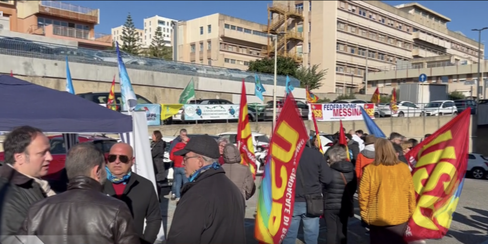 Messina, sciopero e sit in al Policlinico: servizi e lavoratori a rischio