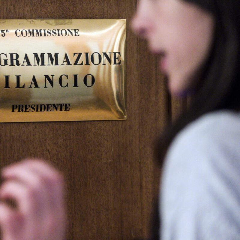 L'aula della Commissione Bilancio al Senato, Roma, 09 dicembre 2019. ANSA/ANGELO CARCONI