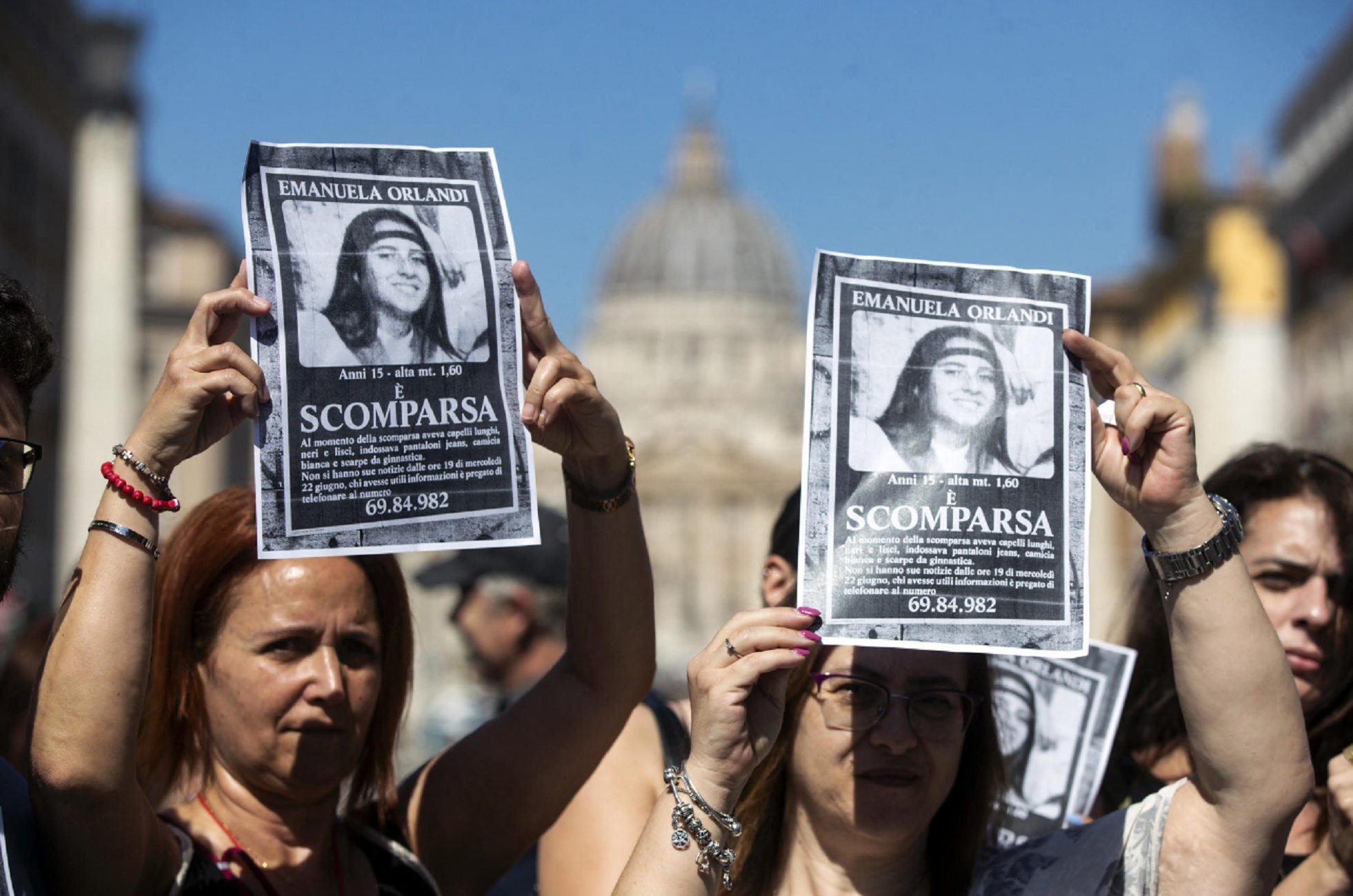 Emanuela Orlandi, i suo resti nascosti a S. Maria Maggiore? Sit-in … Emanuela Orlandi, i suo resti nascosti a S. Maria Maggiore? Sit-in …