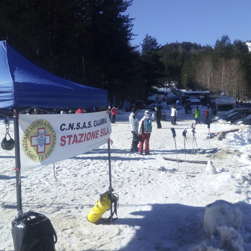 Lorica, sicuri con la neve 2024 con i tecnici del Cnsas Calabria