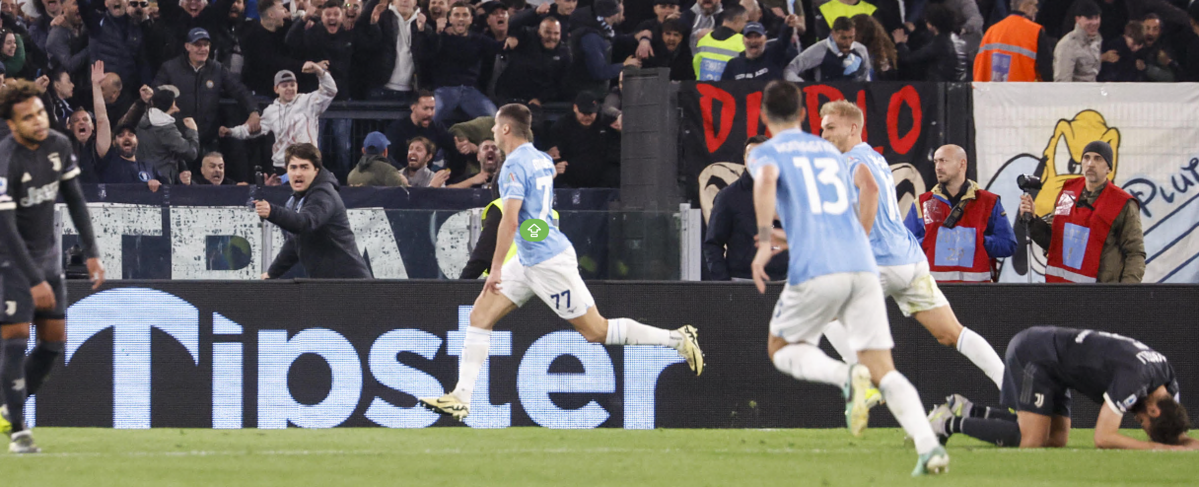 Marusic fa esplodere l'Olimpico nel recupero, la Juve perde co… Marusic fa esplodere l'Olimpico nel recupero, la Juve perde co…