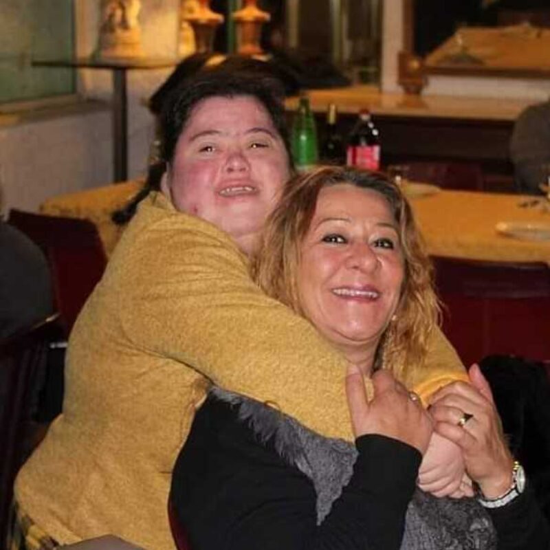 Angela Bianchetti con la figlia Lara