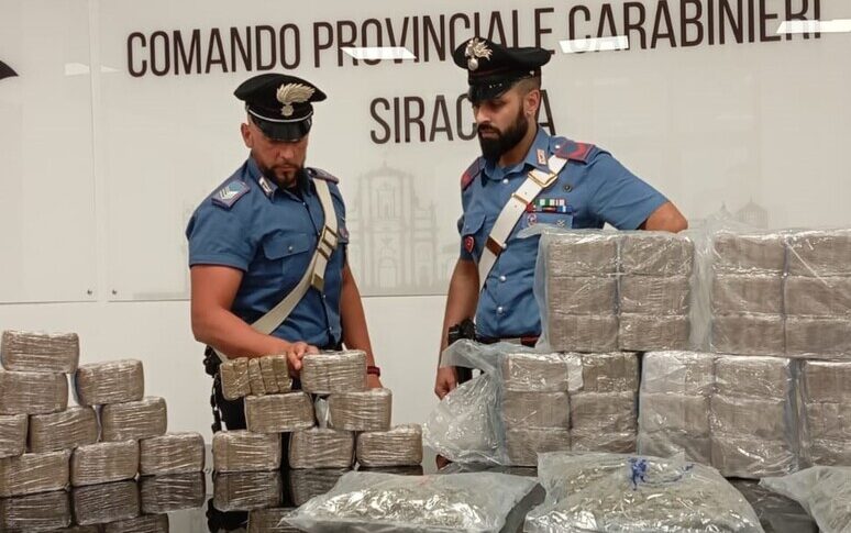 Controlli dei carabinieri: 4 arresti e oltre 40 kg di droga sequestrati nel Siracusano