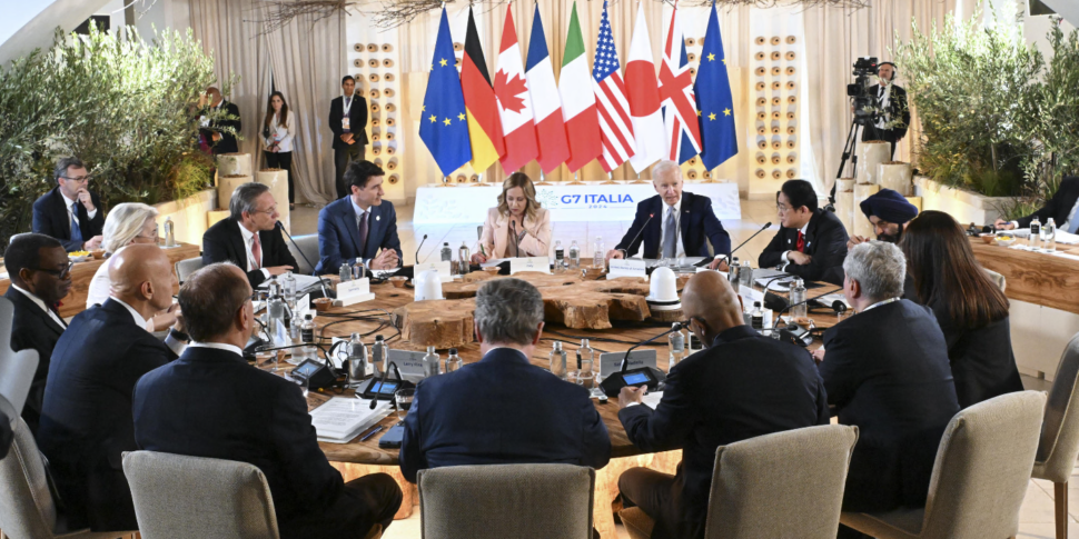 G7, Meloni: "Accordo su asset russi e ampio sostegno su Piano Mattei"