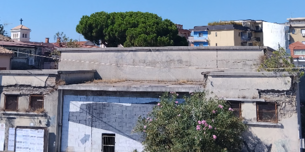 L’ex mercato di Catanzaro Lido nel dimenticatoio: il rudere versa nel