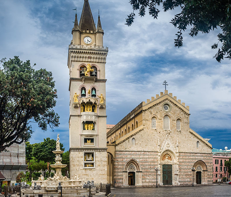 The cathedral of Messina. Sicily, Italy