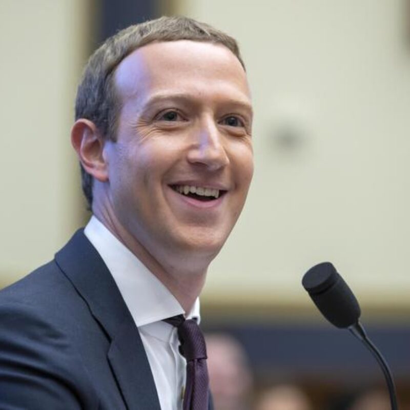 Chairman and CEO of Facebook Mark Zuckerberg appears before the US House Financial Services Committee hearing on 'An Examination of Facebook and Its Impact on the Financial Services and Housing Sectors', on Capitol Hill in Washington, DC, USA, 23 October 2019. Zuckerberg faces questions from lawmakers concerned over issues with the cryptocurrency Libra, financial data and potential misinformation on Facebook surrounding the 2020 US presidential election. ANSA/ERIK S. LESSER