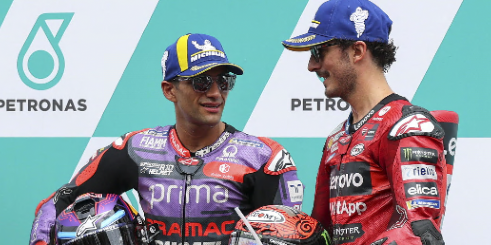 MotoGp, ahi Bagnaia! Cade in Malesia nella sprint e ora Martin si avvicina al titolo