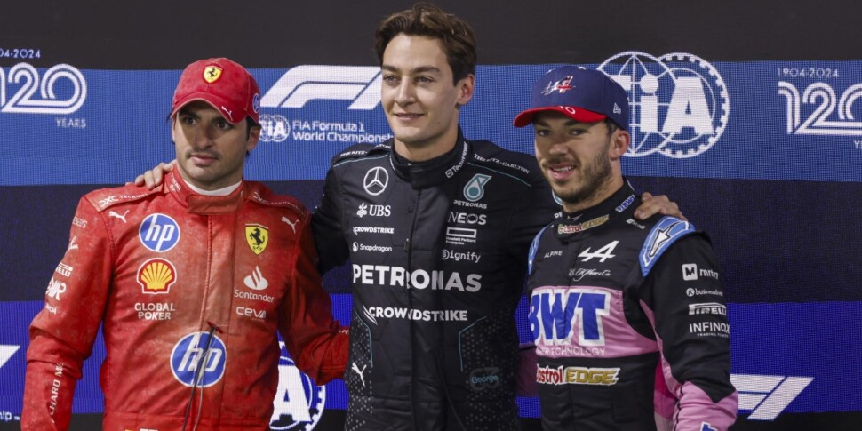 F1: a Las Vegas la Mercedes Russell in pole, seconda la Ferrari di Sainz