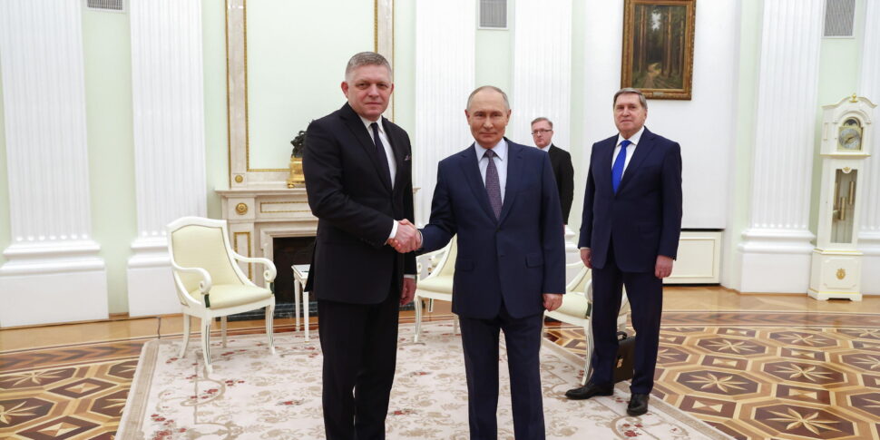 Il premier slovacco Robert Fico a Mosca da Putin per il gas dopo lo stop di Kiev