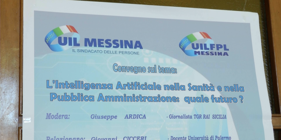 Messina, al teatro di Cristo Re un convegno organizzato dalla UIL sull'utilizzo dell'intelligenza artificiale nella sanità e PA