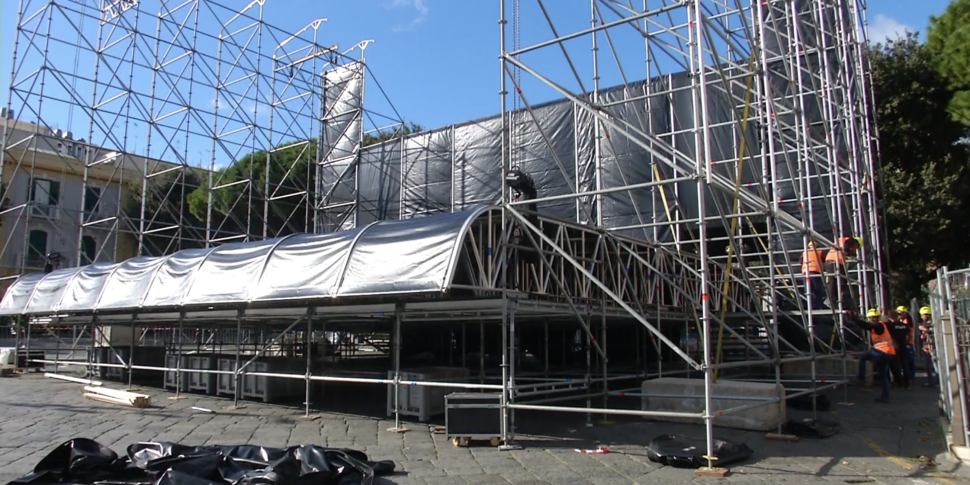 Messina, piazza Duomo si prepara per i grandi concerti