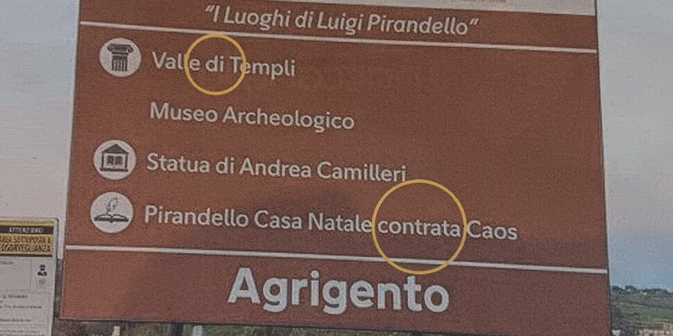 Agrigento Capitale della Cultura 2025 e gli strafalcioni sui cartelli, il Sindaco: "Remano contro ma vinceremo"