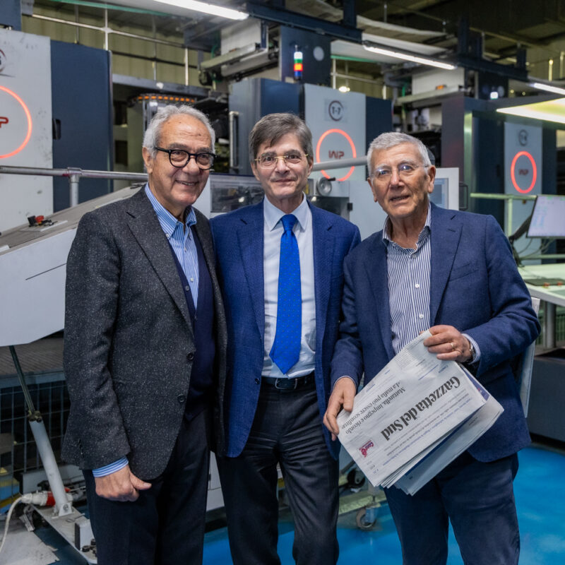 Gazzetta del Sud e Giornale di Sicilia: la stampa dei nuovi giornali nel polo Ses di Messina, dove le luci sono sempre accese FOTO VIDEO